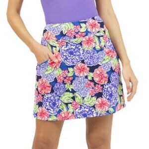 IBKUL Women's Larissa Athletic Pickleball Tennis Skort Multicolor Small